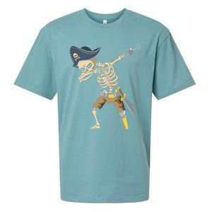 Dabbing Halloween Pirate Halloween Trick Or Treat Gift Sueded Cloud Jersey T-Shirt