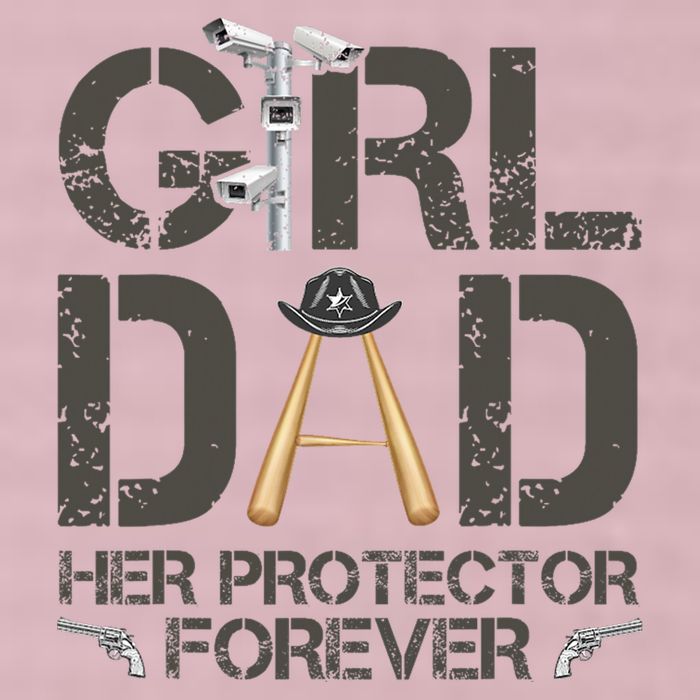 Dad Her Protector Forever Funny Father 25L Jumbo Tote