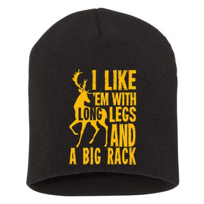 Deer Hunting Quote Gift For Hunters Short Acrylic Beanie