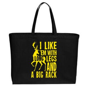 Deer Hunting Quote Cotton Canvas Jumbo Tote