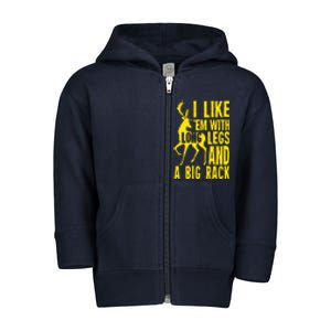 Deer Hunting Quote Toddler Zip Fleece Hoodie