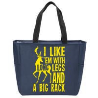 Deer Hunting Quote Zip Tote Bag