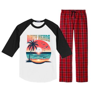 Dirty Heads Retro Beach Raglan Sleeve Pajama Set