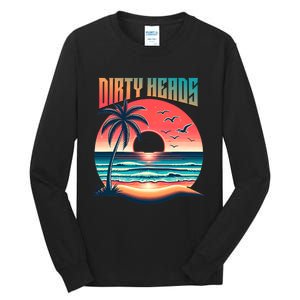 Dirty Heads Retro Beach Tall Long Sleeve T-Shirt