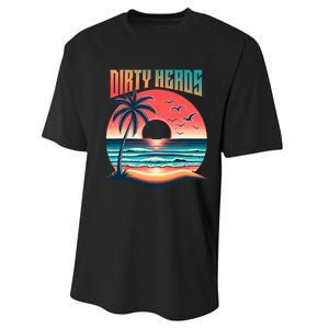 Dirty Heads Retro Beach Performance Sprint T-Shirt