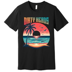 Dirty Heads Retro Beach Premium T-Shirt