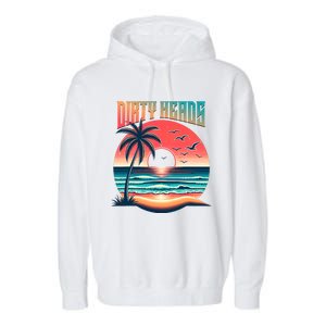 Dirty Heads Retro Beach Garment-Dyed Fleece Hoodie