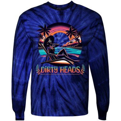 Dirty Heads Retro Beach Tie-Dye Long Sleeve Shirt