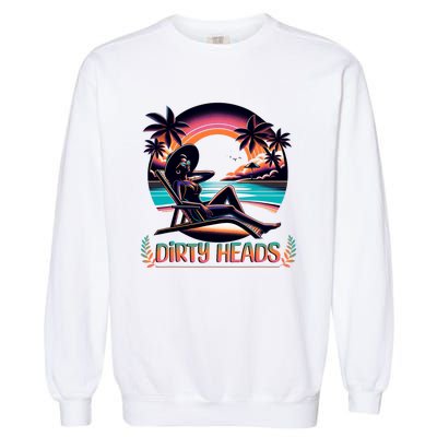 Dirty Heads Retro Beach Garment-Dyed Sweatshirt