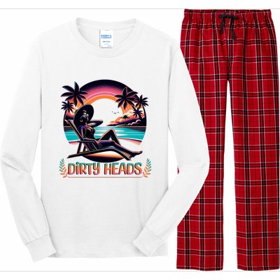 Dirty Heads Retro Beach Long Sleeve Pajama Set