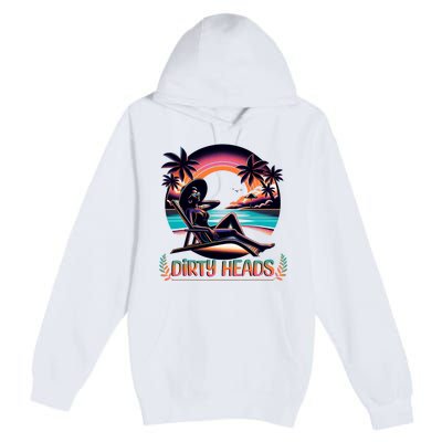 Dirty Heads Retro Beach Premium Pullover Hoodie