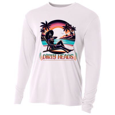 Dirty Heads Retro Beach Cooling Performance Long Sleeve Crew