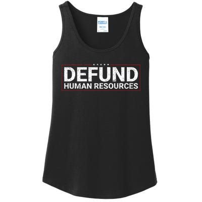 Defund Human Resources Ladies Essential Tank