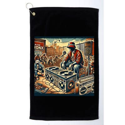 Dj Hiphop Retro Music Block Bronx Party Golf Towel