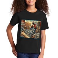 Dj Hiphop Retro Music Block Bronx Party Kids T-Shirt