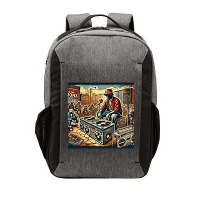 Dj Hiphop Retro Music Block Bronx Party Vector Backpack