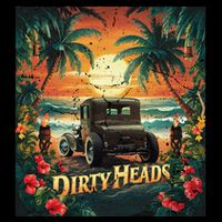 Dirty Heads Retro Beach Humor Palms Beach Car Summer Vibes Drawstring Bag