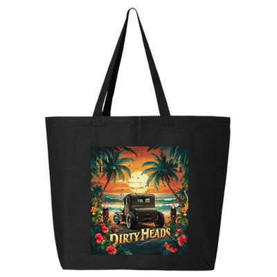 Dirty Heads Retro Beach Humor Palms Beach Car Summer Vibes 25L Jumbo Tote