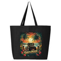 Dirty Heads Retro Beach Humor Palms Beach Car Summer Vibes 25L Jumbo Tote