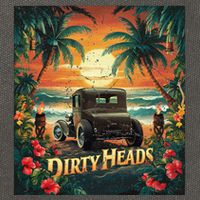 Dirty Heads Retro Beach Humor Palms Beach Car Summer Vibes Cotton Canvas Backpack