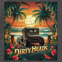 Dirty Heads Retro Beach Humor Palms Beach Car Summer Vibes Vector Backpack