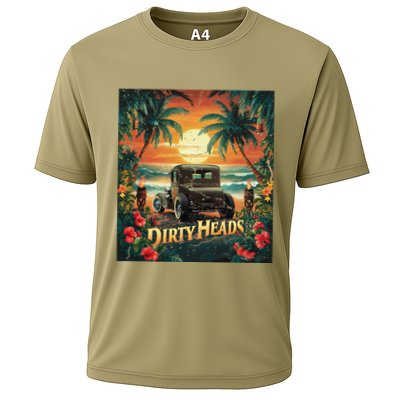 Dirty Heads Retro Beach Humor Palms Beach Car Summer Vibes Performance Shirt