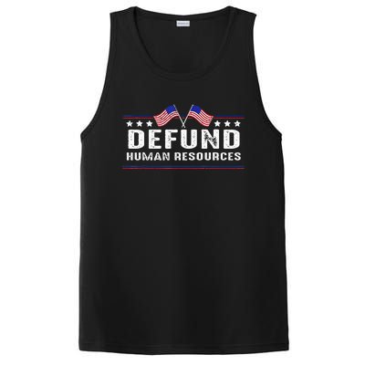 Defund Human Resources American Flag PosiCharge Competitor Tank