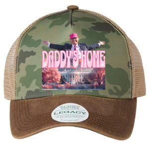 DaddyS Home Real Donald Pink Preppy Edgy Good Man Trump Legacy Tie Dye Trucker Hat