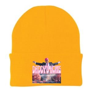 DaddyS Home Real Donald Pink Preppy Edgy Good Man Trump Knit Cap Winter Beanie