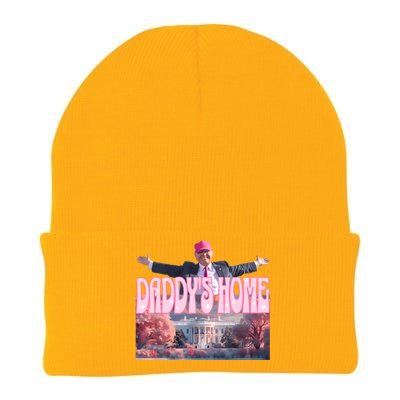 DaddyS Home Real Donald Pink Preppy Edgy Good Man Trump Knit Cap Winter Beanie