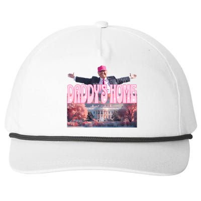 DaddyS Home Real Donald Pink Preppy Edgy Good Man Trump Snapback Five-Panel Rope Hat