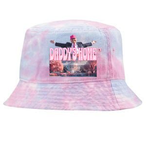 DaddyS Home Real Donald Pink Preppy Edgy Good Man Trump Tie-Dyed Bucket Hat