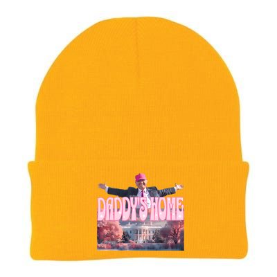 DaddyS Home Real Donald Pink Preppy Edgy Good Man Trump Knit Cap Winter Beanie