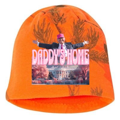 DaddyS Home Real Donald Pink Preppy Edgy Good Man Trump Kati - Camo Knit Beanie