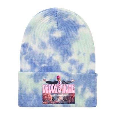 DaddyS Home Real Donald Pink Preppy Edgy Good Man Trump Tie Dye 12in Knit Beanie