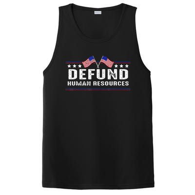 Defund Human Resources American Flag PosiCharge Competitor Tank