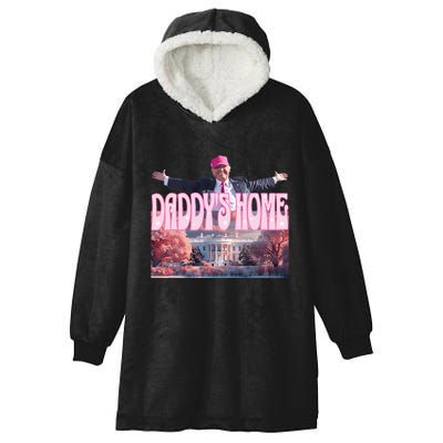 DaddyS Home Real Donald Pink Preppy Edgy Good Man Trump Hooded Wearable Blanket