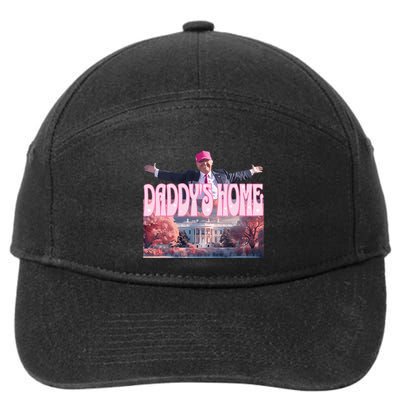 DaddyS Home Real Donald Pink Preppy Edgy Good Man Trump 7-Panel Snapback Hat