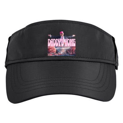 DaddyS Home Real Donald Pink Preppy Edgy Good Man Trump Adult Drive Performance Visor