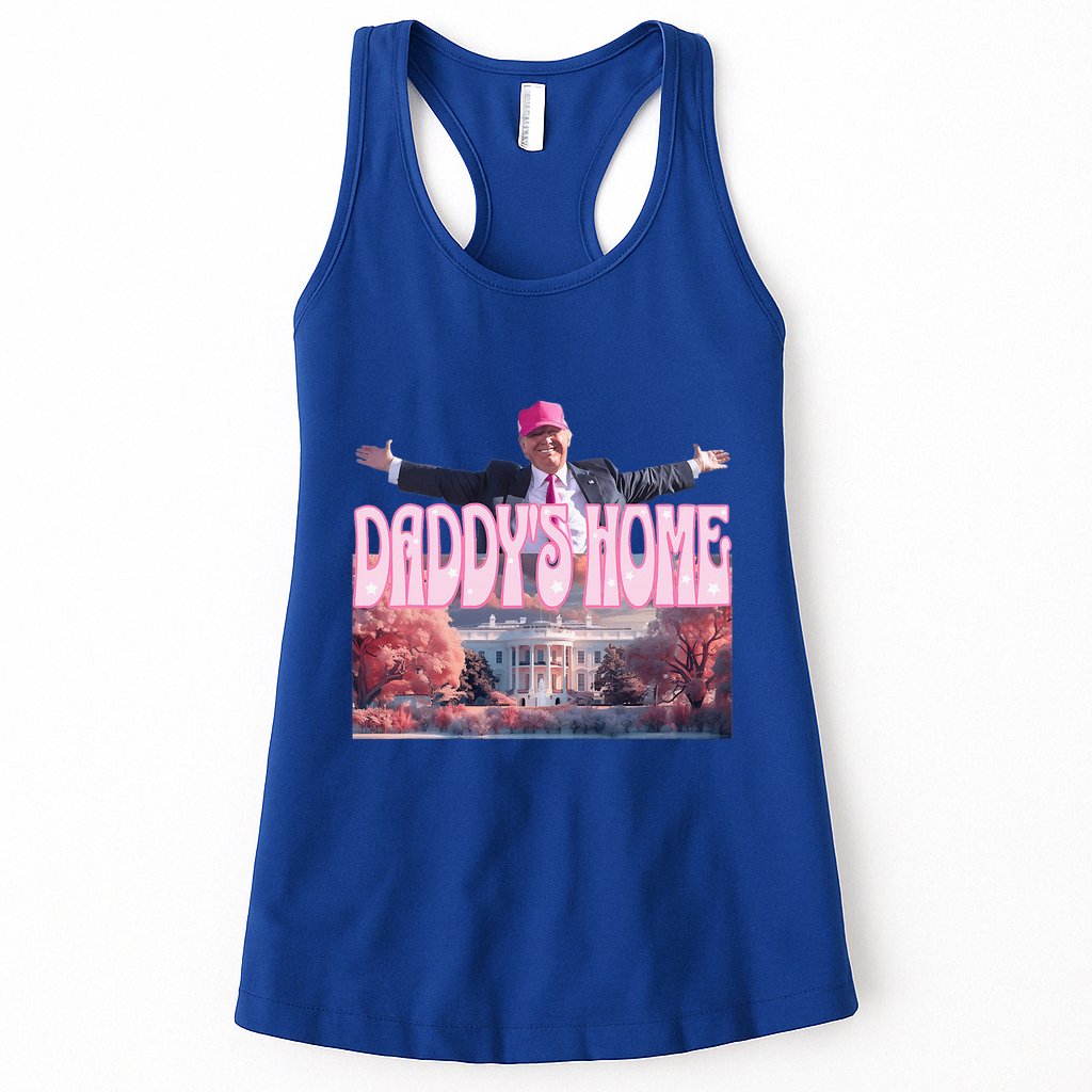 DaddyS Home Real Donald Pink Preppy Edgy Good Man Trump Womens Tank Top
