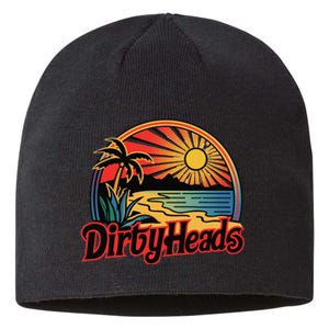 Dirty Heads Retro Beach Gift Sustainable Beanie