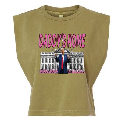 Daddys Home Real Picture Of Trump Garment-Dyed Women's Muscle Tee