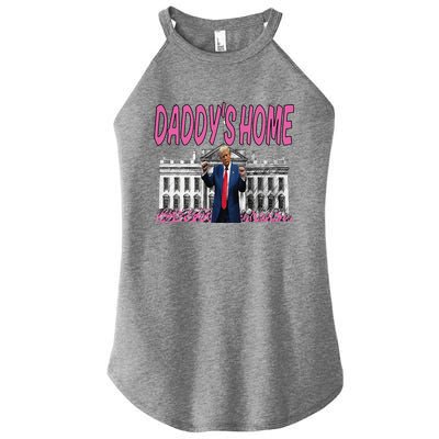 Daddys Home Real Picture Of Trump Women's Perfect Tri Rocker Tank