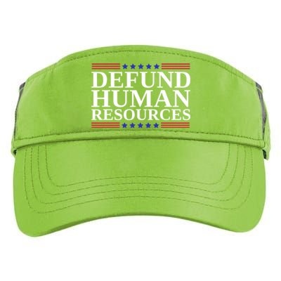 Defund Human Resources Funny Adult Drive Performance Visor