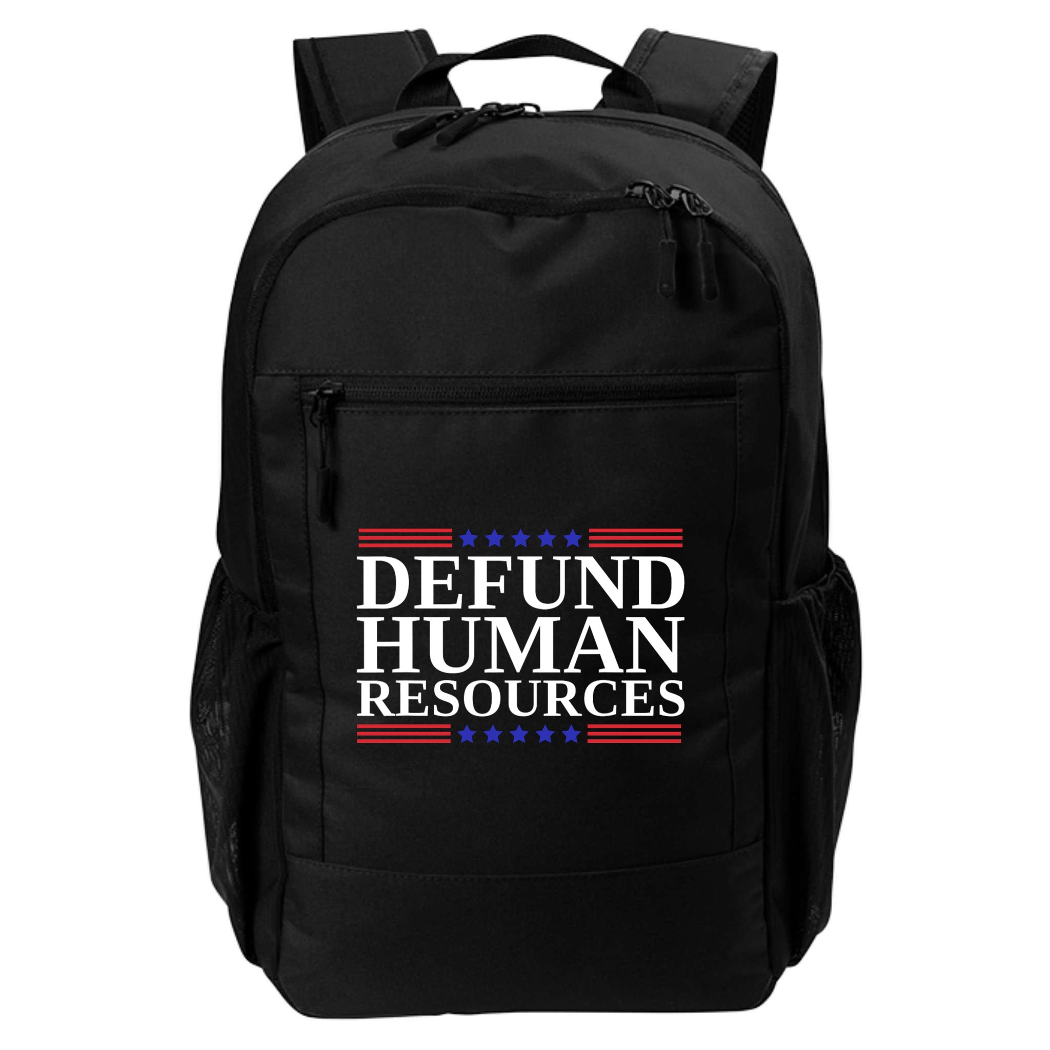 Defund Human Resources Funny Backpack