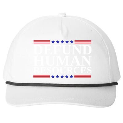 Defund Human Resources Funny Snapback Five-Panel Rope Hat