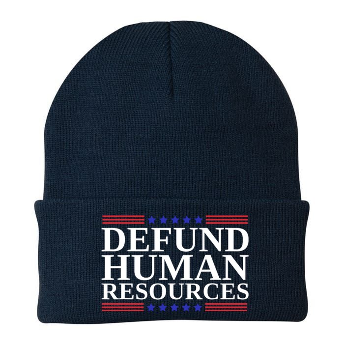 Defund Human Resources Funny Knit Cap Winter Beanie