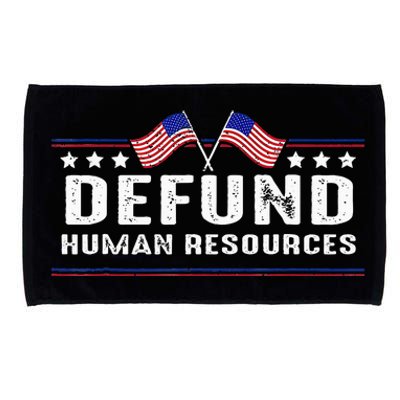 Defund Human Resources American Flag Microfiber Hand Towel