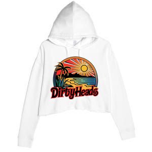 Dirty Heads Retro Beach Crop Fleece Hoodie