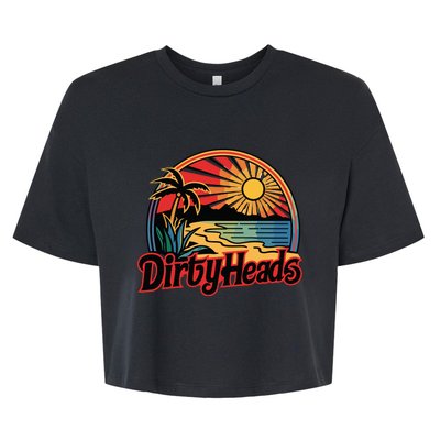 Dirty Heads Retro Beach Bella+Canvas Jersey Crop Tee